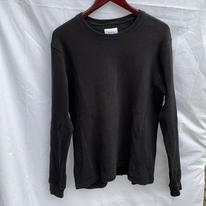 !!3/$45!! Frank and oak black crewneck